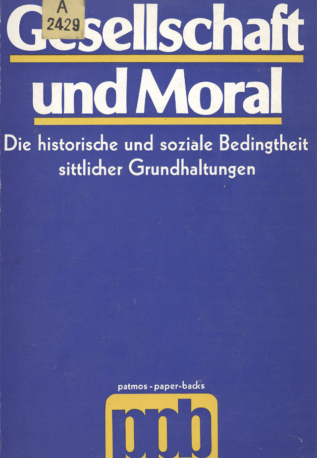 Social determinants of moral ideas.